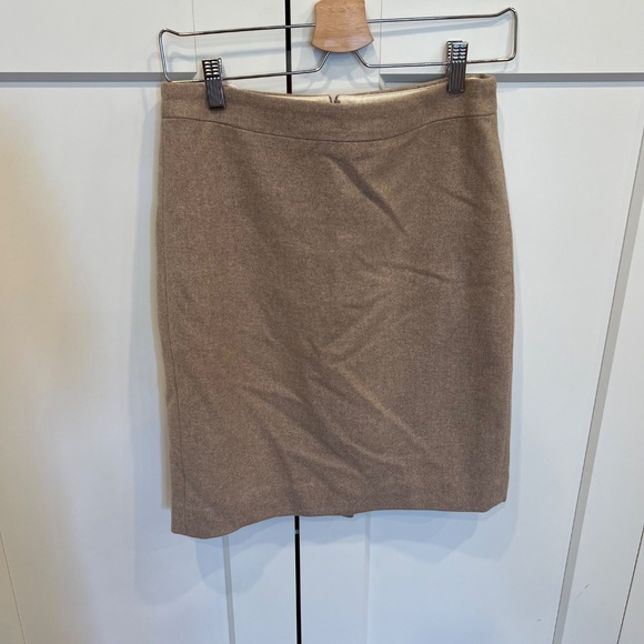 JCrew The Pencil Skirt in Tan Color - Picture 2 of 4